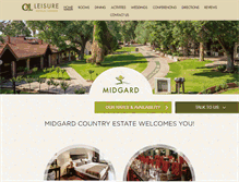 Tablet Screenshot of midgardcountryestate.com